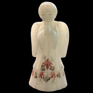 Vintage Fenton Handpainted Praying Angel Figurine